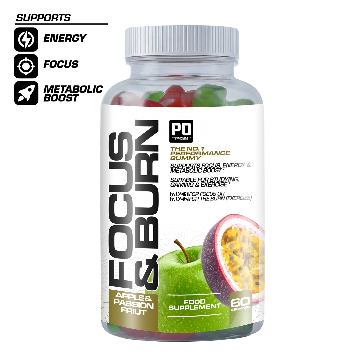 Focus & Burn Gummies - Assorted Mix