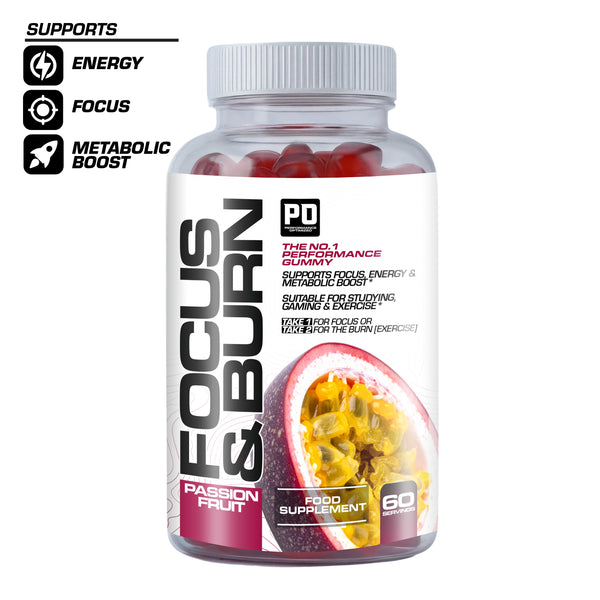 Focus & Burn Gummies  - (Passion Fruit)