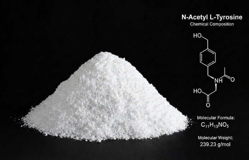L-Tyrosine promotes cognitive flexibility & Stress Resilience Under Pressure.
